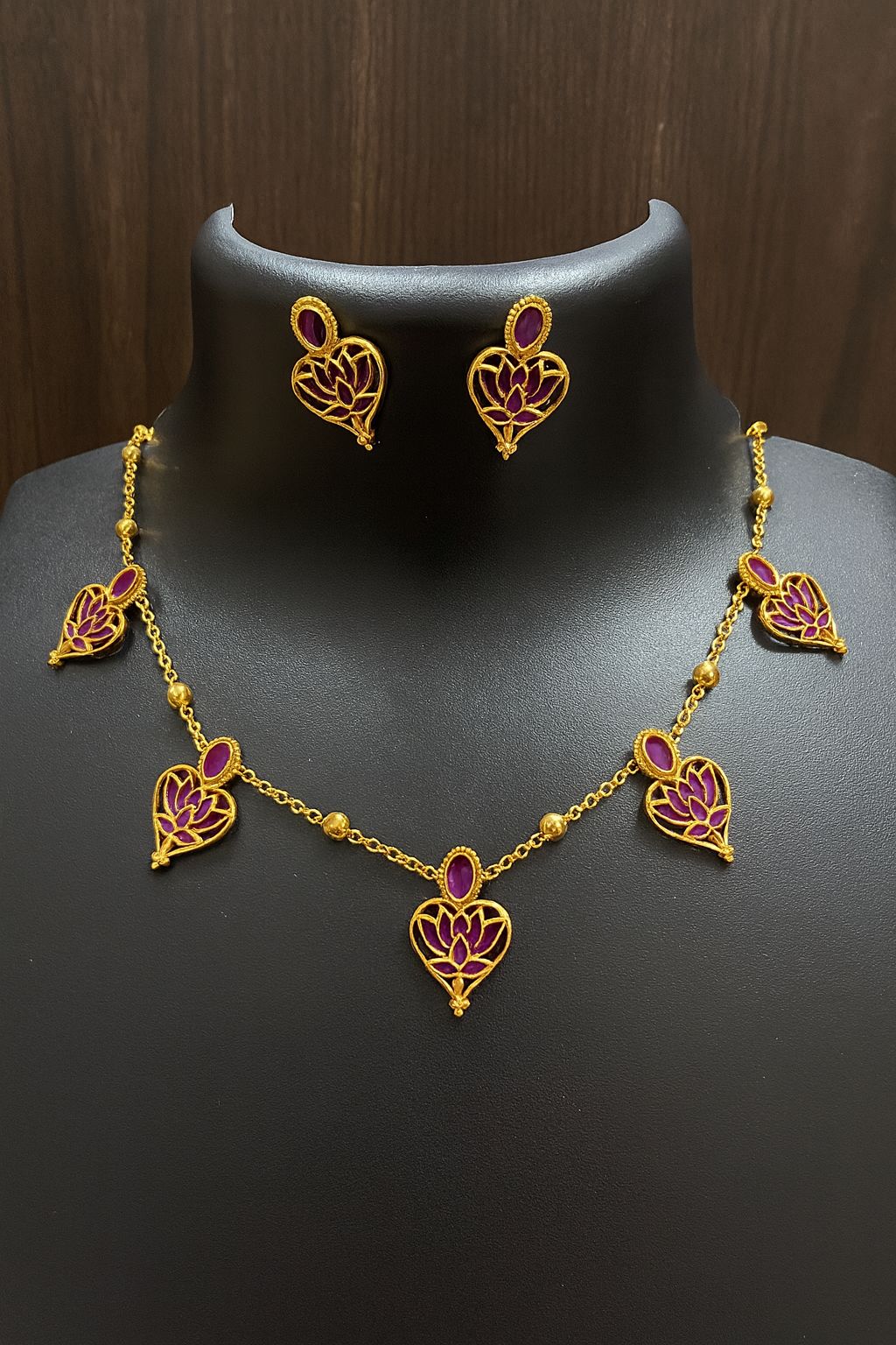 A Touch of Gold, A Hint of Love - Inspired by the beauty of blooming lotuses