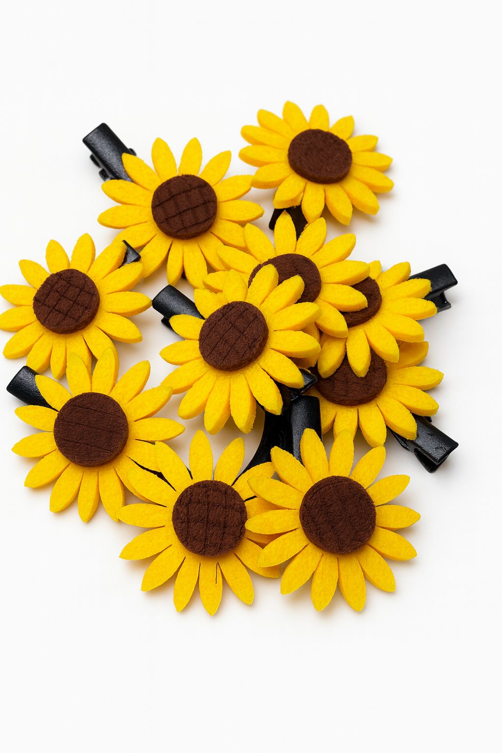 NEW STOCK|Sun flower small alligator clips for kids/girls