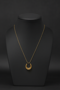 New Stock|U shaped gold anti tarnish stainless steel necklace