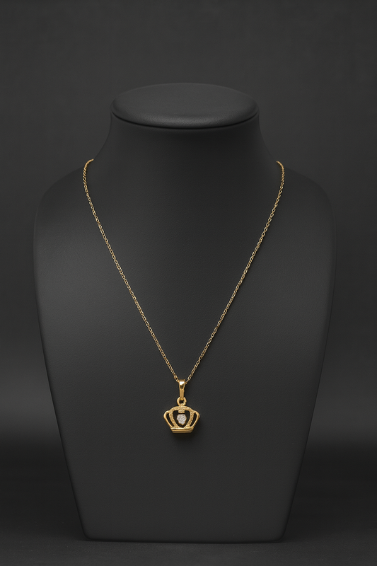 New Stock! Smart small crown necklace!