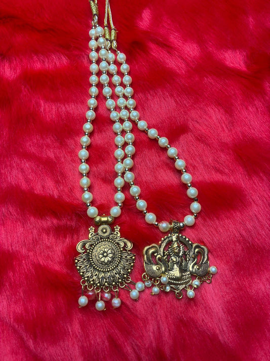 NEW ARRIVAL!!Tradition semi-model temple jewellery big haram with Sun and Lakshmi