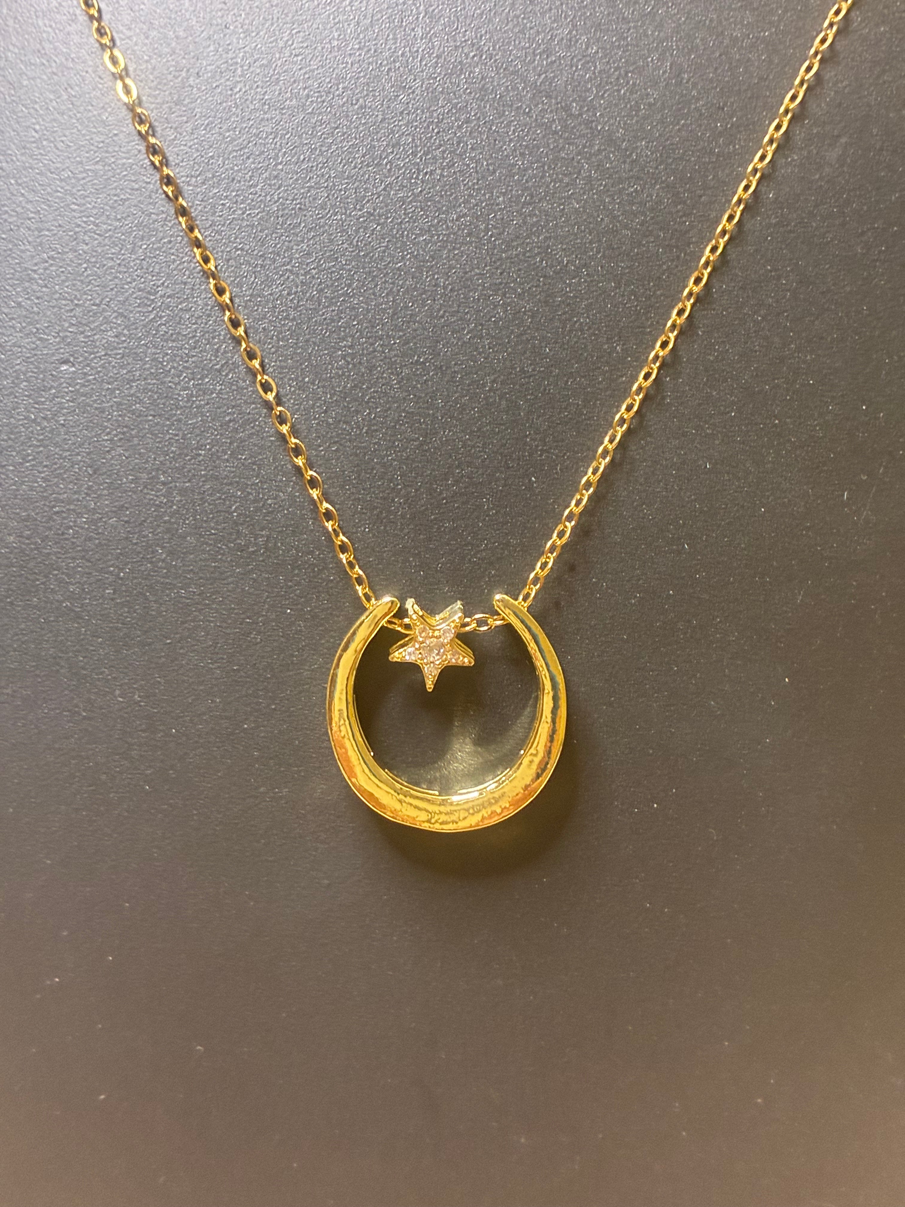 New Stock!Sweet Cool Sun moon star Necklace!!