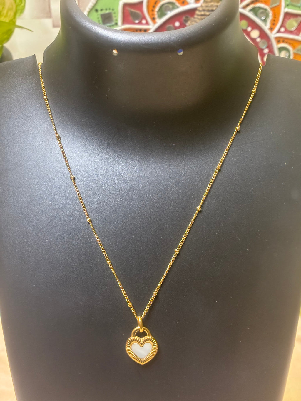 New stock!Black and white dual pendant necklace