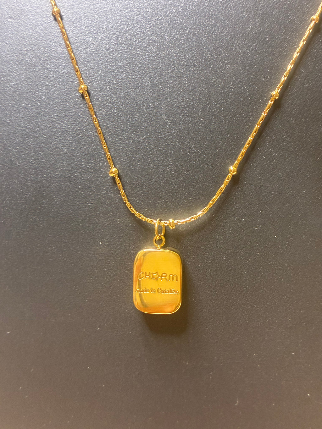 New Stock! Letter Square plate gold !18k gold plated|Anti tarnish|Premium quality product