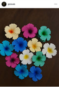 Multi colour Hair clips medium size