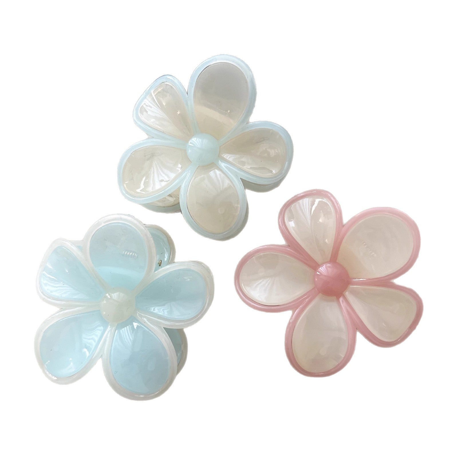 NEW STOCK!! Multi Colour FLOWER Hair Clips packet of 1