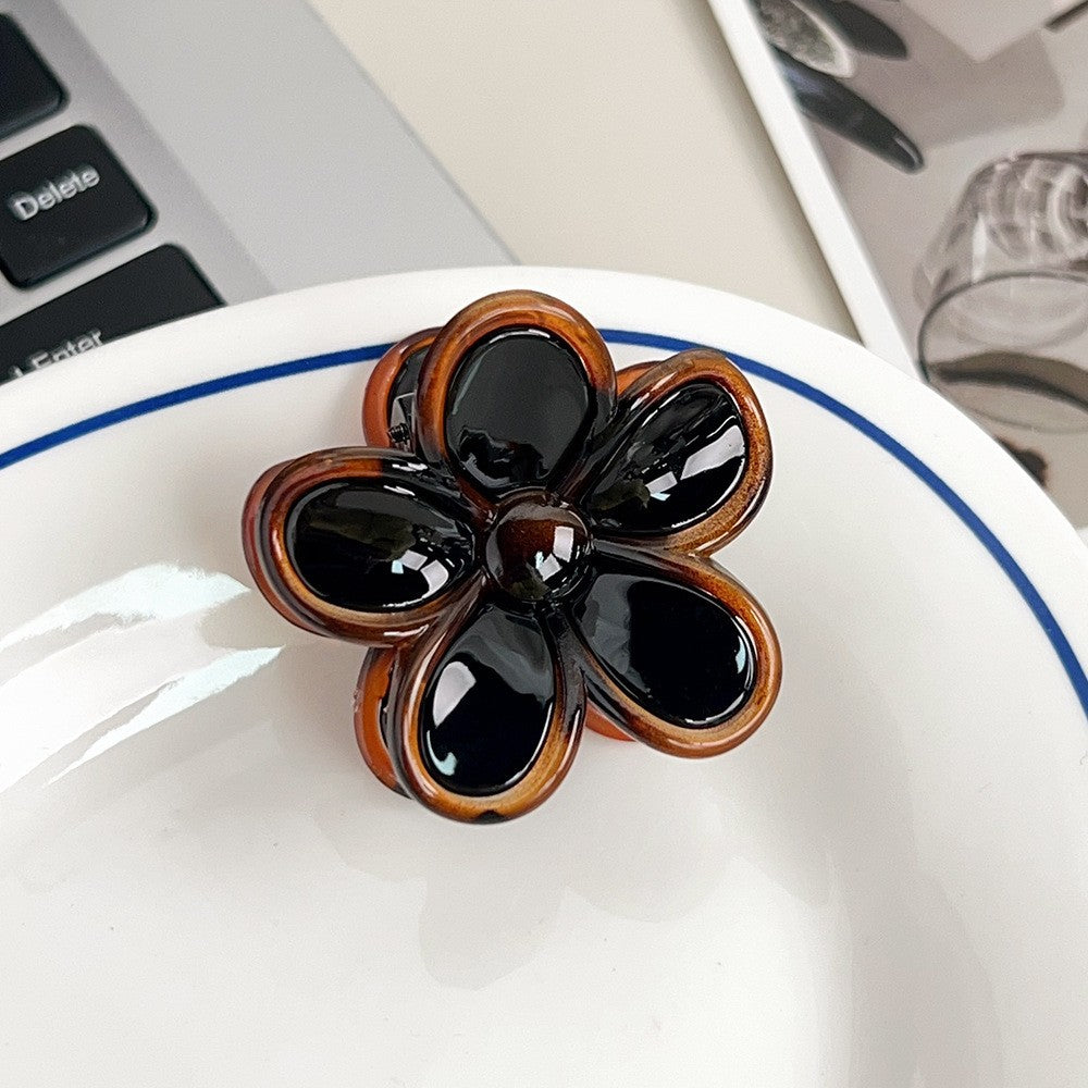 NEW STOCK!! Multi Colour FLOWER Hair Clips packet of 5