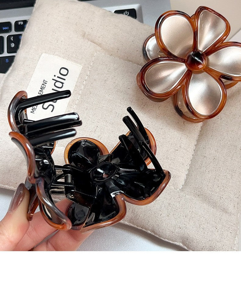 NEW STOCK!! Multi Colour FLOWER Hair Clips packet of 5