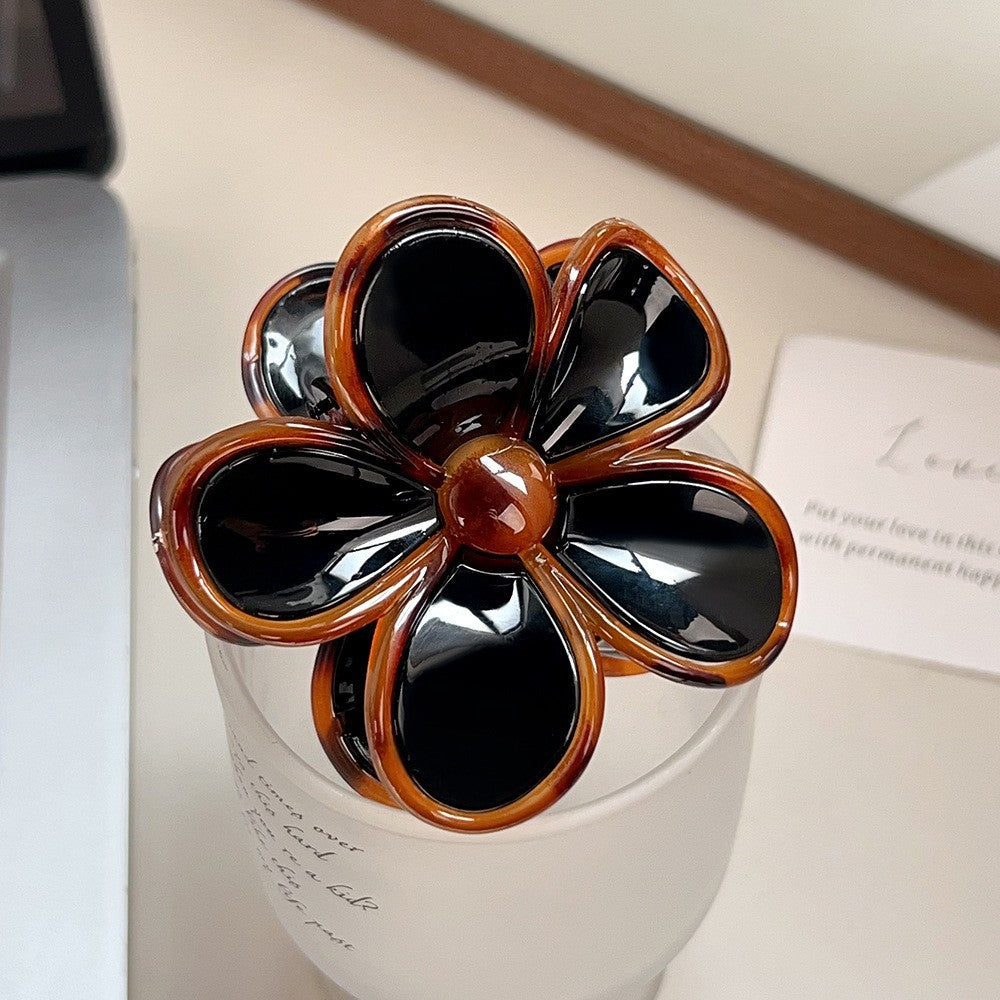 NEW STOCK!! Multi Colour FLOWER Hair Clips packet of 5