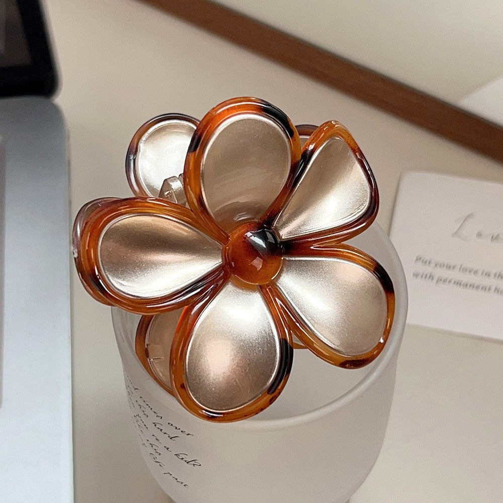 NEW STOCK!! Multi Colour FLOWER Hair Clips packet of 5