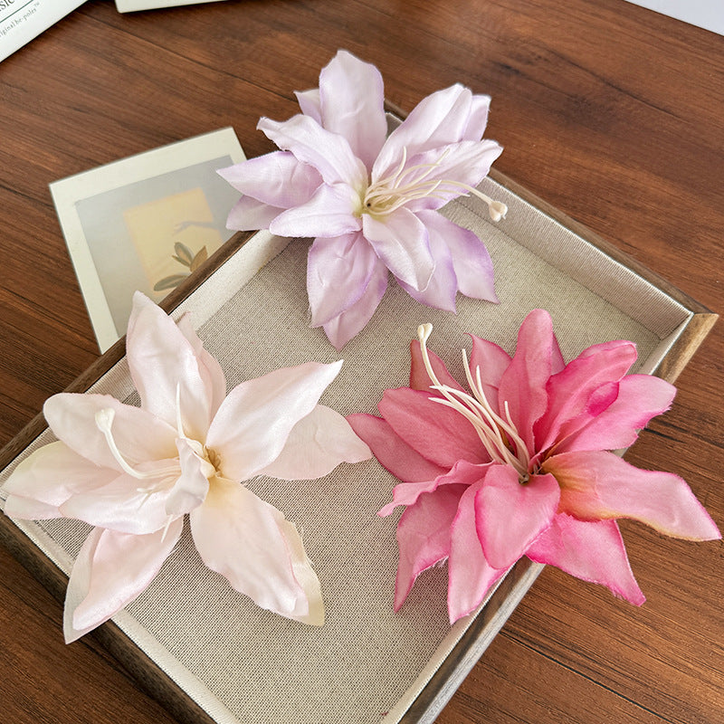 NEW STOCK! Beautiful Multi colour flower clips