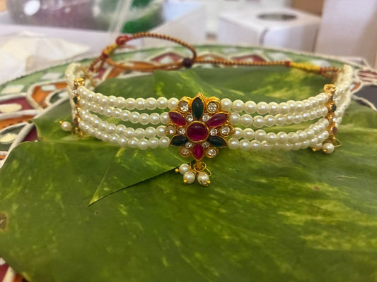 NEW STOCK|White Pearl Chocker with pendant/without Pendant for Kids and women