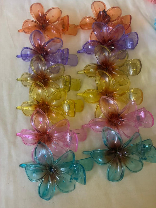 Alligator Flower Clips|Trending flower hair accessories| Medium size