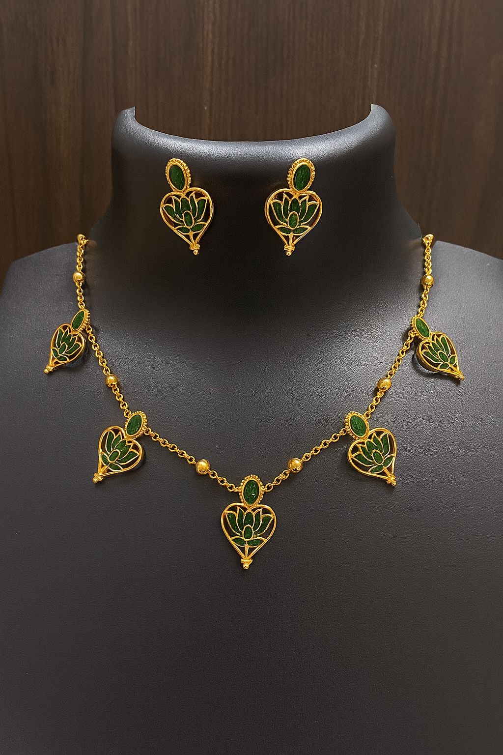 A Touch of Gold, A Hint of Love - Inspired by the beauty of blooming lotuses