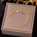 New Arrival|Multi Layered hand bracelet|stainless steel|Anti tarnish|