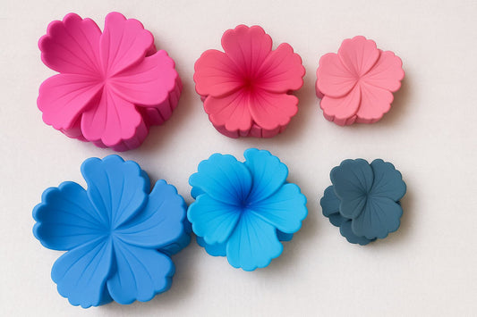 New Arrival|Chembarathi Flower clips in multiple shades and multiple sizes available|Small size