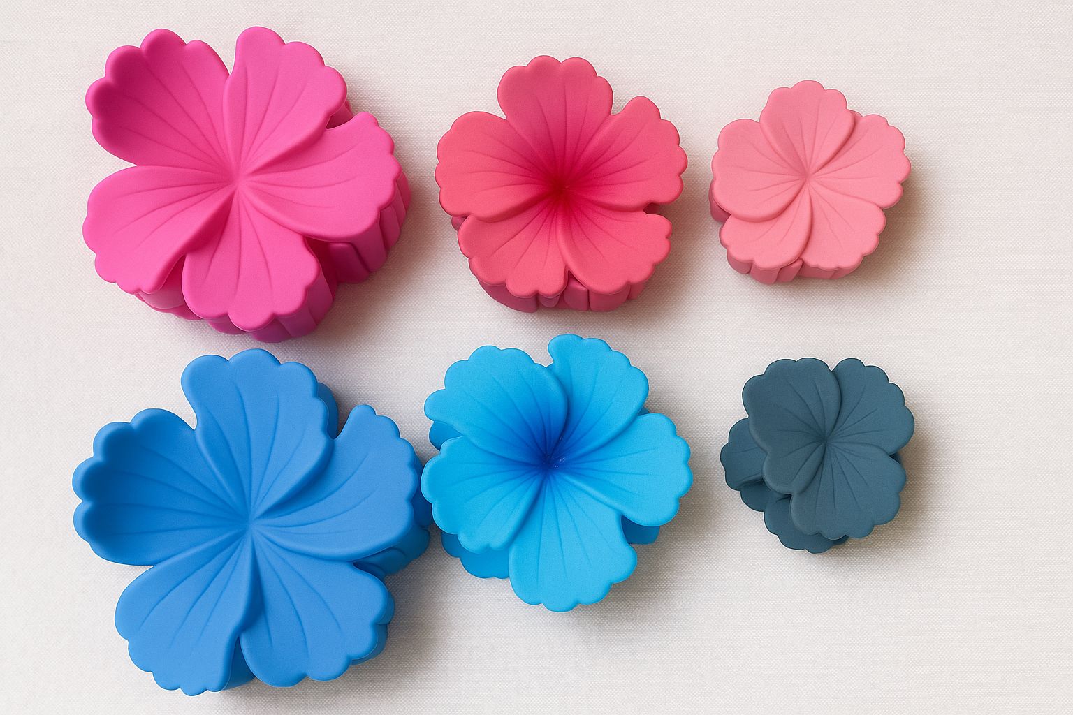New Arrival|Chembarathi Flower clips in multiple shades and multiple sizes available|Medium size