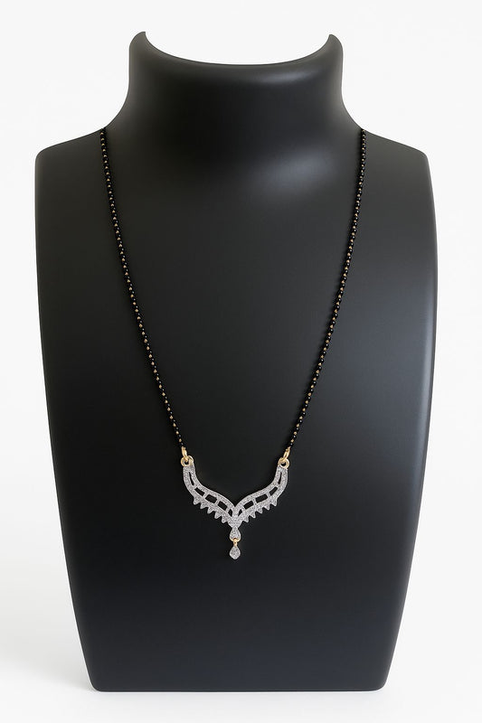 Women daily wear black pearl Mangalsuthra/Thali designed chain |Multi Style