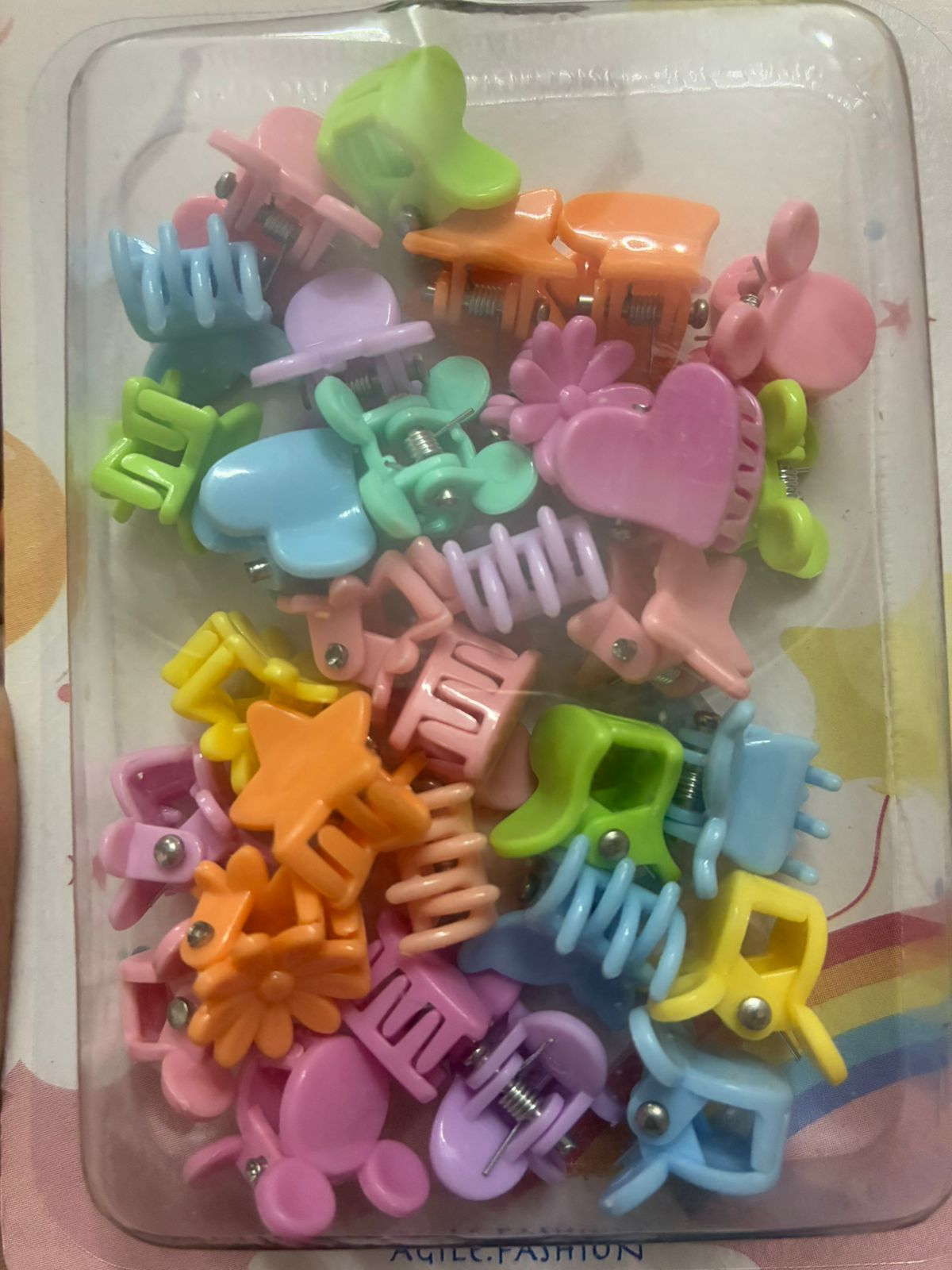 Very Small flower clips for kids/girls