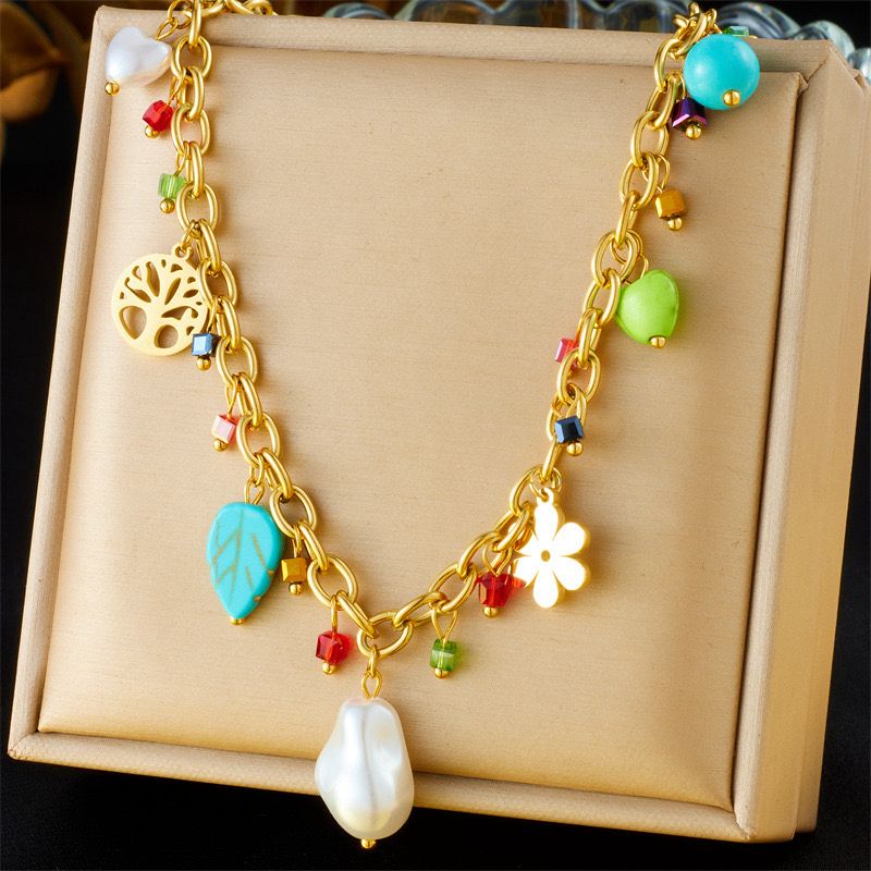 Anti tarnish New Gen Korean Multi layered neck chain |Multi motifs