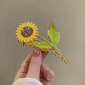 Cute Modern Style Sweet Women's Flower Alloy Plating Hair