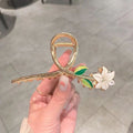 Cute Modern Style Sweet Women's Flower Alloy Plating Hair