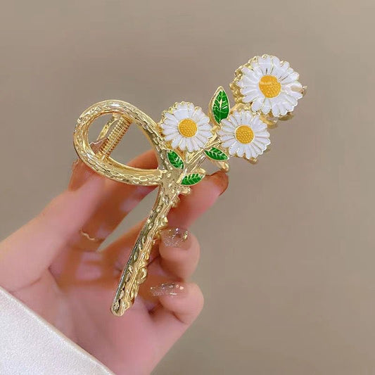 Cute Modern Style Sweet Women's Flower Alloy Plating Hair