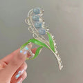 Cute Modern Style Sweet Women's Flower Alloy Plating Hair