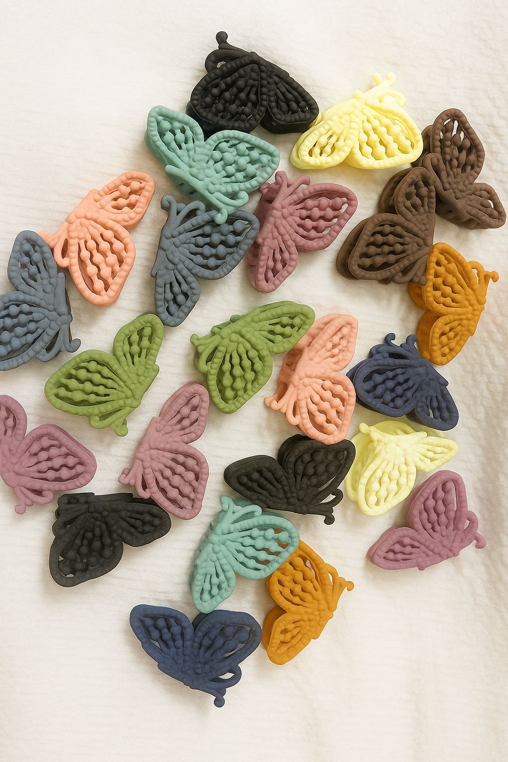 New Arrival|Butterfly style hair claws Single shade