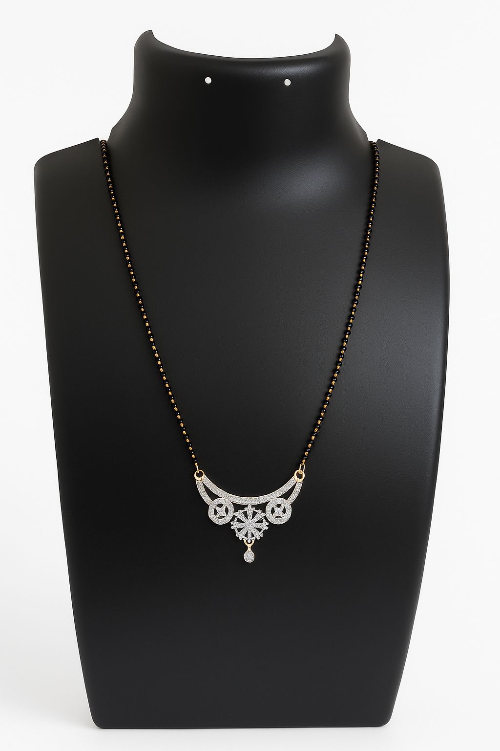 Women daily wear black pearl Mangalsuthra/Thali designed chain |Multi Style