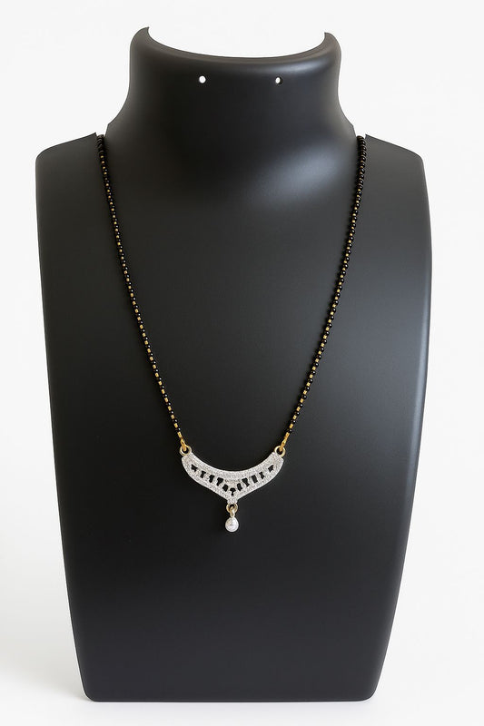 Women daily wear black pearl Mangalsuthra/Thali designed chain |Multi Style