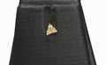 Small Triangle three white stone nose pin and9 second stud