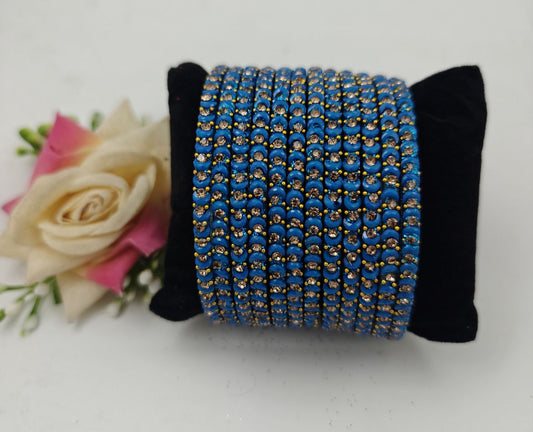 Trending Butterfly Kuppivala/Glass bangles :Blue