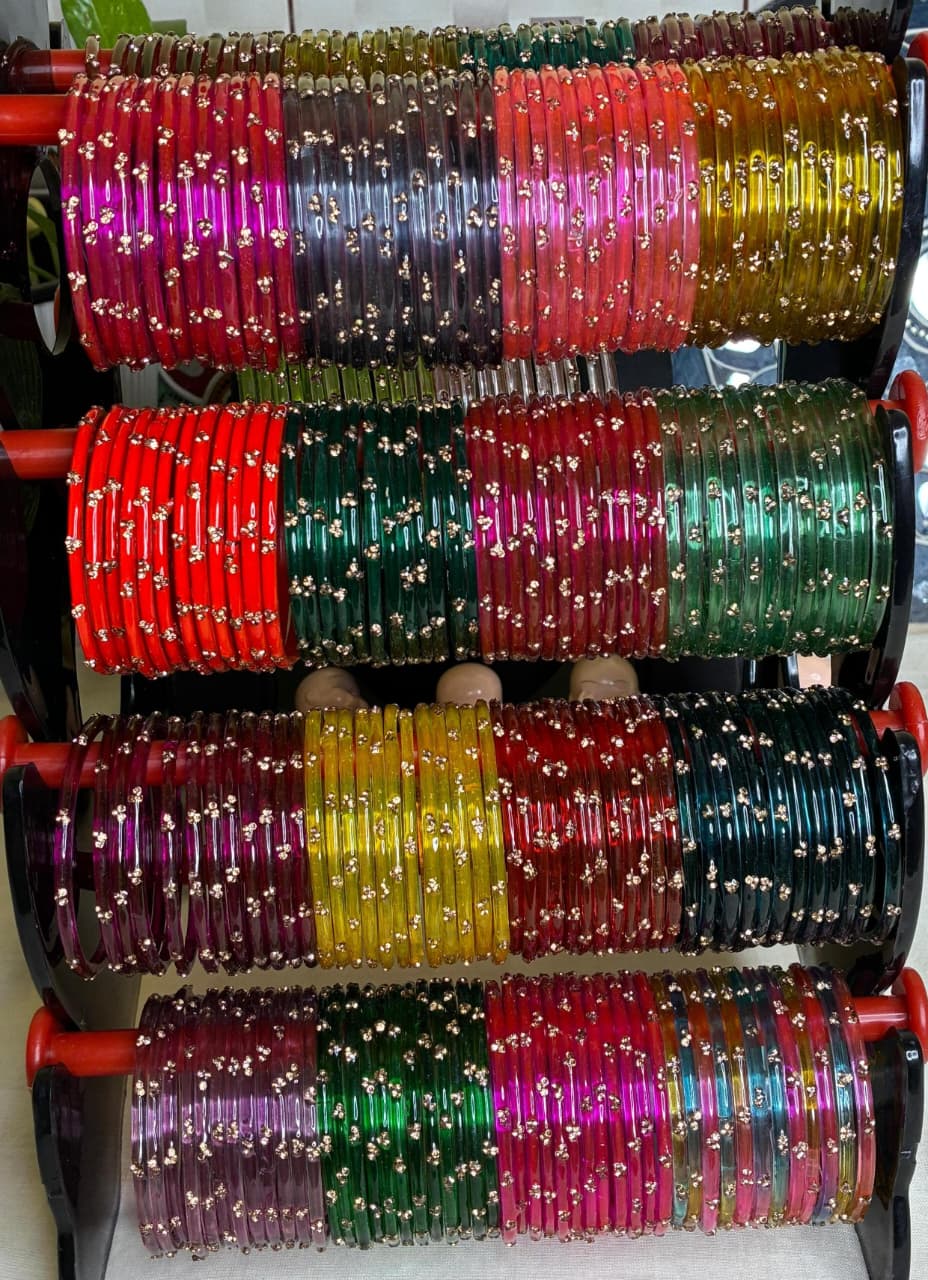 Glitter kuppivala/ glass bangles