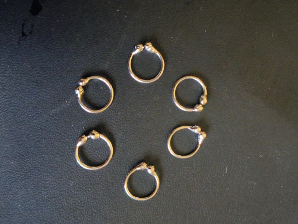 silver coating adjustable nosepin