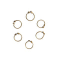 silver coating adjustable nosepin