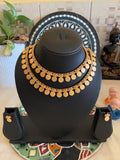 New Arrivals Double Layered Coin Chocker necklace
