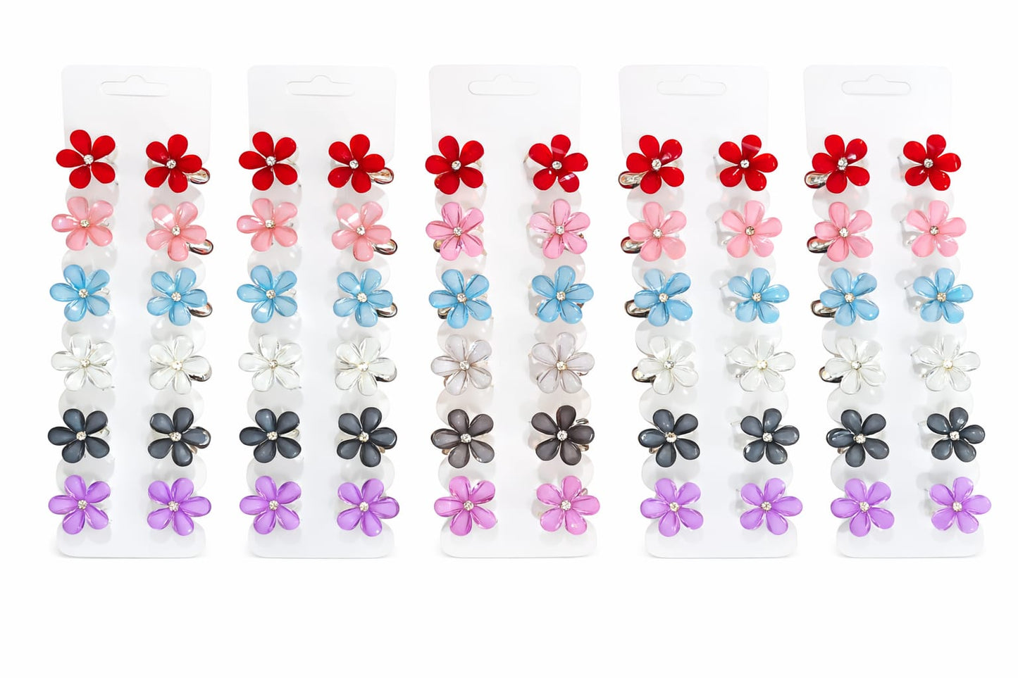 Gold and silver inner coating high quality stone plated hair accessories