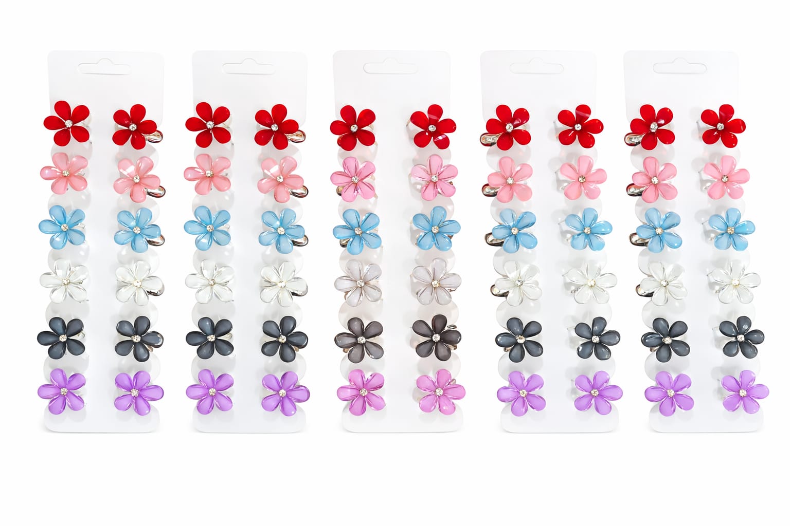 Gold and silver inner coating high quality stone plated hair accessories