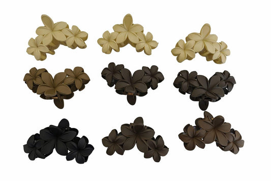 Combined flower clip with large size