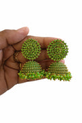 Big size stone stud jimukha with beads