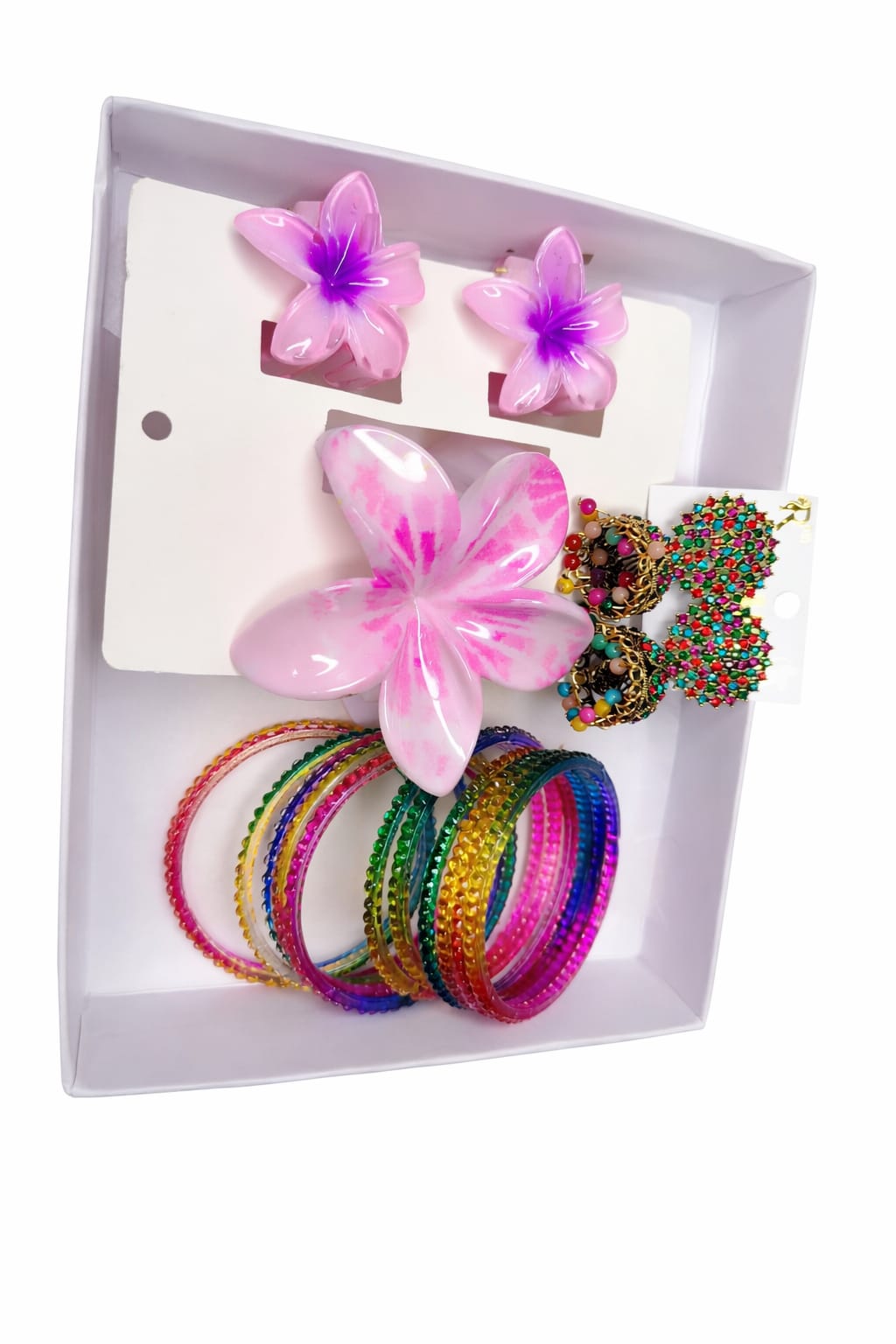 Glass bangles combo set
