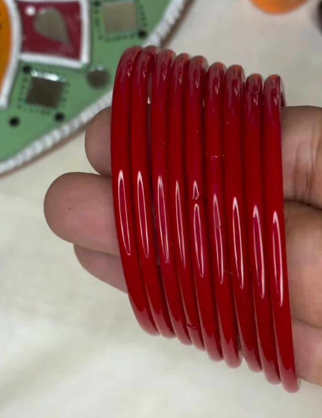 Plain glass bangles