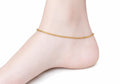 Gold covering full finishing anklet
