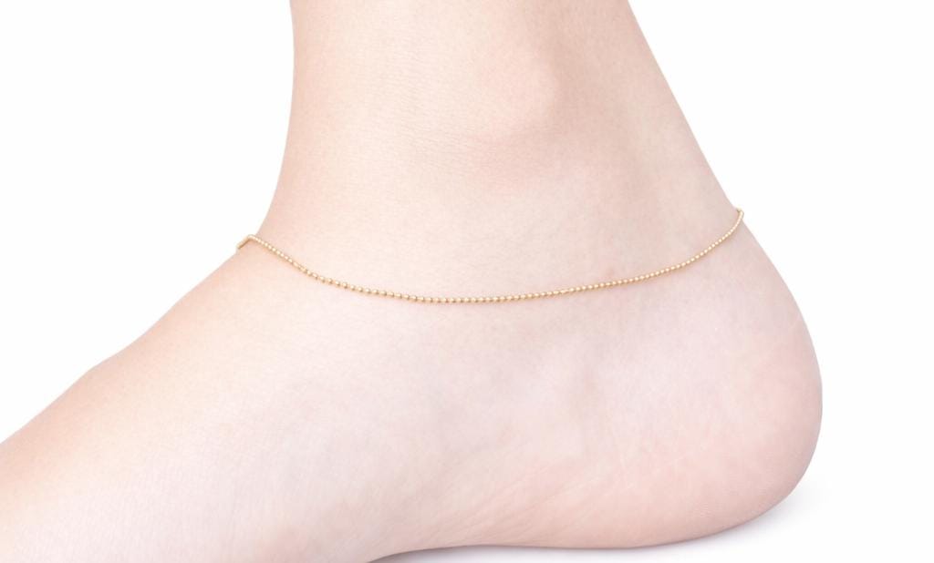 Ball designed simple and unique anklet