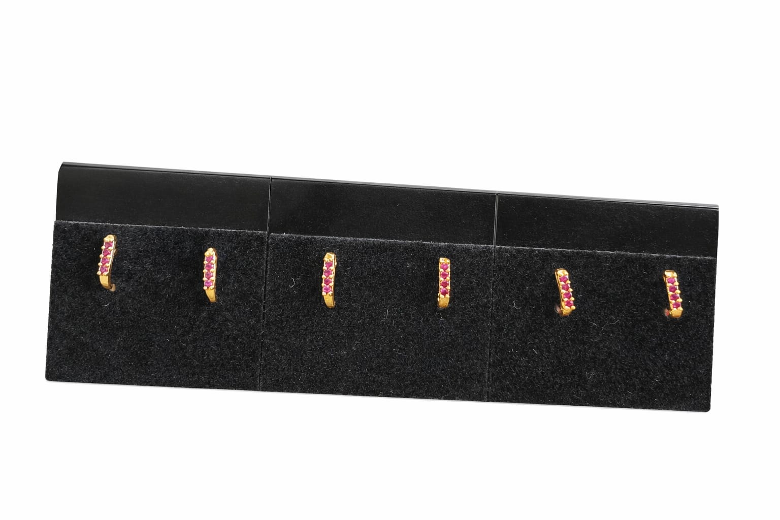 J shaped half ring nose pin/second stud