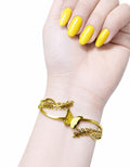 Anti tarnish Adjustable Leaf with  butterfly designed kada Bangles