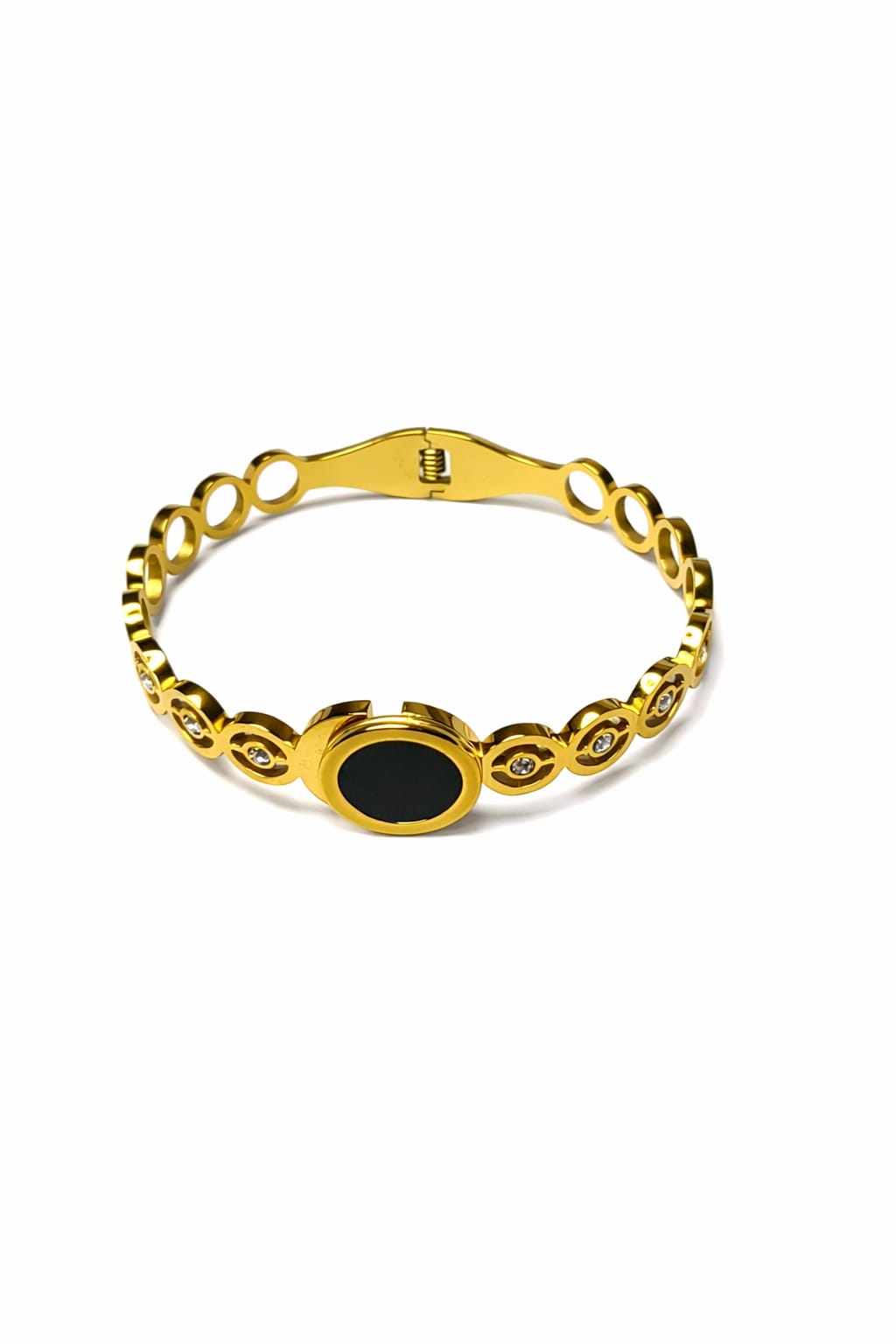 Anti tarnish Adjustable circle designed kada Bangles