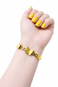 Anti tarnish Adjustable golden small and big butterfly designed kada Bangles