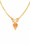 Gold covering Thaali with chain